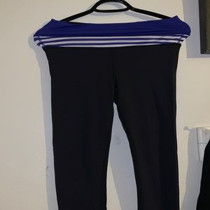 Lululemon Purple Striped Pants